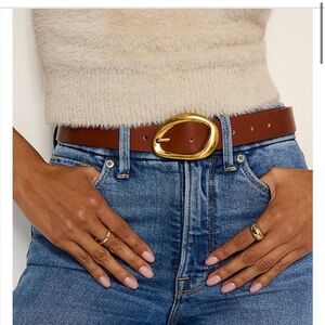 Good America belt 1.25" Classic Oval Buckle Belt